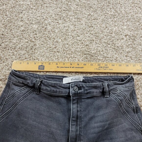 KanCan Jeans Women’s 15/31 Gray Flare Dark Wash Denim - Picture 2 of 9